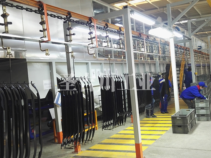 汽車結(jié)構(gòu)件電泳涂裝懸掛輸送系統(tǒng)