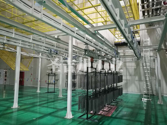 座椅、雨括器電泳涂裝線