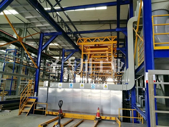 電子、家電類程控龍門步進(jìn)式自動電泳線