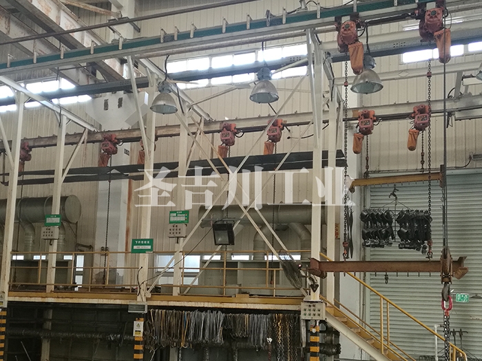 自行葫蘆步進式前處理線