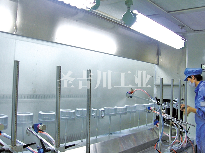 手機、相機外殼自動旋轉固定槍噴漆線